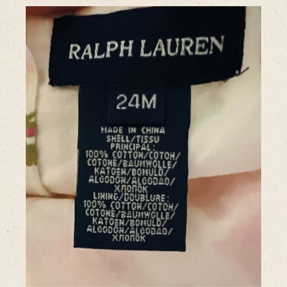 🌸 Adorable Ralph Lauren Floral Dress – Perfect for Your Little Princess! 🌸 - Picture 5 of 5